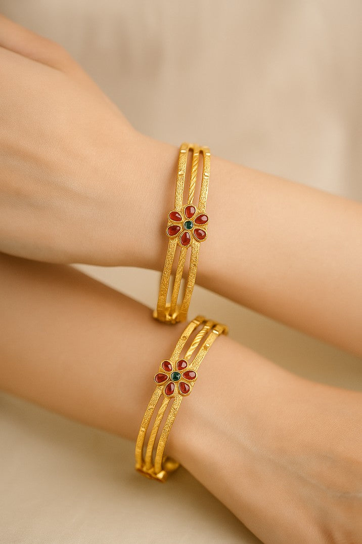 Copper Bangles Pair