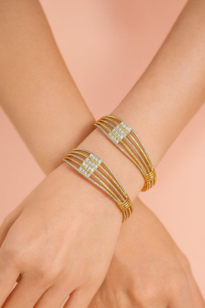 Handcrafted Copper Bangle Pair  | 2 Pcs